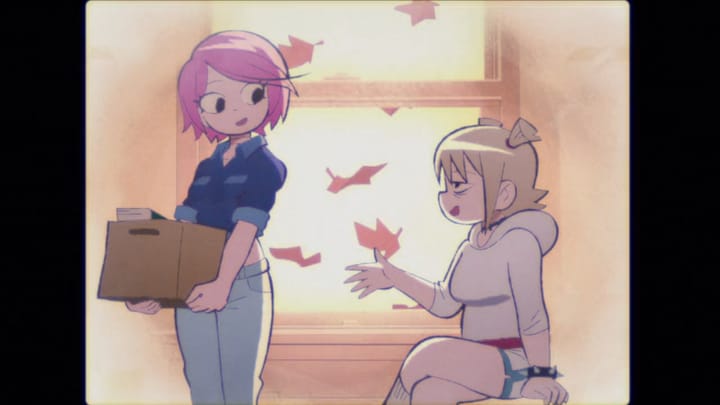 ramona and roxy in college