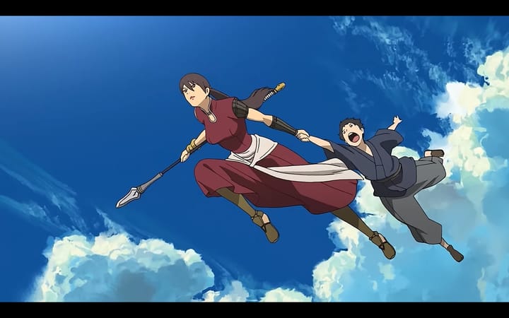 balsa and chagum jump through the air